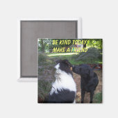 WERDEN SIE HEUTE, MACHEN SIE EIN FREUND MAGNET (Vorderseite/Rückseite)