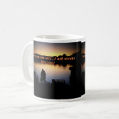 werden Sie immer Liebe Sie Kaffeetasse (Vorderseite Links)