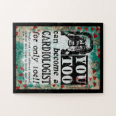Werden Sie Kardiologe Jigsaw Puzzle - Funny Retro (Horizontal)