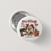 werden Sie kevans Abzeichen 2 Button (Vorne & Hinten)