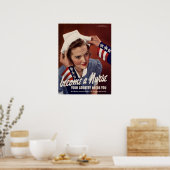 Werden Sie Krankenschwester Poster (Küche)