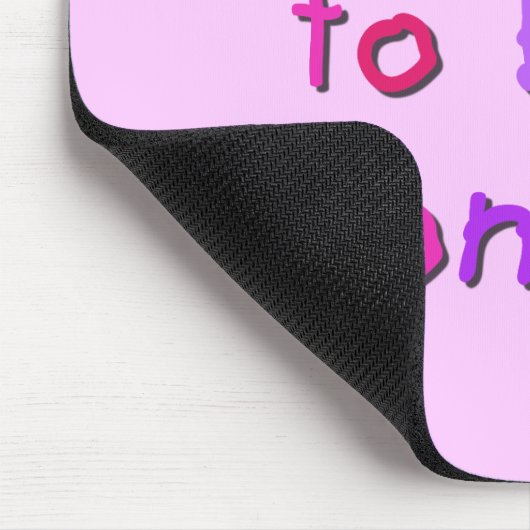 Werden Sie Mami - rosa und Lila Mousepad (Ecke)