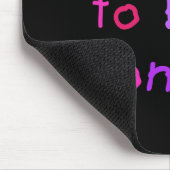 Werden Sie Mami - rosa und Lila Mousepad (Ecke)