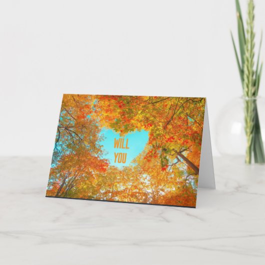 WERDEN SIE "MARRY ME" FEIERTAGSKARTE (Vorderseite)