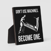 Werden Sie Maschinenbauer - Cartoon, Strongman, Tr Fotoplatte (Vorderseite)