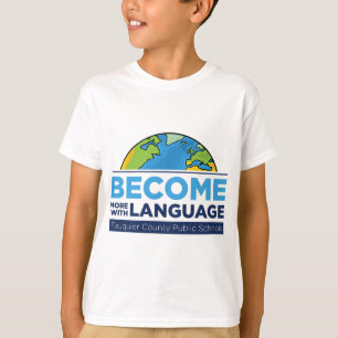 Werden Sie mehr mit Sprache. ESL-Lehrer T-Shirt