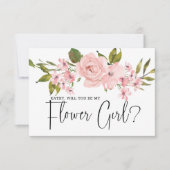 Werden Sie mein blühendes Mädchen rot rosa Rosen f (Vorderseite)