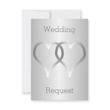 Werden Sie mein Blumenmädchen Einladung SilberHerz