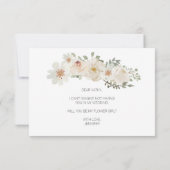 Werden Sie mein Blumenmädchen mit weißer Blume sei (Rückseite)