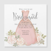 Werden Sie mein Blumenmagazin Magnetkarte (Vorderseite)