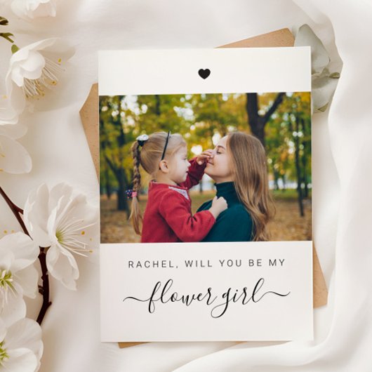Werden Sie mein Brautparty für die Blumenmädchen s Karte