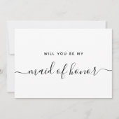 Werden Sie mein Brautparty für Trauzeugin sein? Einladung (Vorderseite)