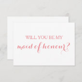 Werden Sie mein Brautparty mit der Trauzeugin-Kart Einladung (Vorne/Hinten)