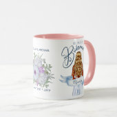 Werden Sie mein BRIDESMAID Blond Haair Vorschlag N Tasse (VorderseiteRechts)