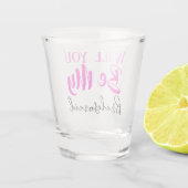 WERDEN SIE MEIN BRIDESMAID WEDDING PARTY SHOT GLAS (Rückseite)