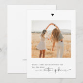 Werden Sie mein Co-Matron für den Vorschlag zum Eh Einladung (Vorne/Hinten)