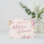 Werden Sie mein Ehrengast sein Romantischer Garten Einladung (Stehend Vorderseite)