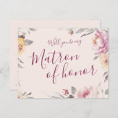 Werden Sie mein Ehrengast sein Romantischer Garten Einladung (Vorne/Hinten)