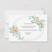 Werden Sie mein Ehrenmatron von Eukalyptus Peach s (Rückseite)