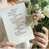 Werden Sie mein - einzigartiges Puzzle-Liebe-Zitat Karte