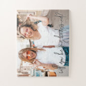 Werden Sie mein Foto für Brautmädchen sein? Puzzle (Vertikal)