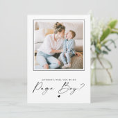 Werden Sie mein Foto für den Seitenjunge sein? (Stehend Vorderseite)