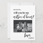 Werden Sie mein Foto für Ehrenvorschläge sein? Einladung (Vorderseite)