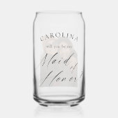 Werden Sie mein Foto für Trauzeugin sein Dosenglas (Vorderseite)