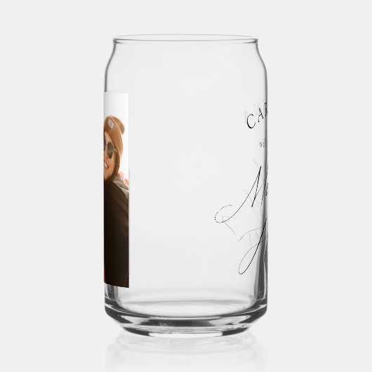 Werden Sie mein Foto für Trauzeugin sein Dosenglas (Rechts)