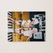 Werden Sie mein Foto-Geschenk für Bridesmaid sein? Puzzle (Horizontal)