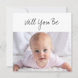 Werden Sie mein Foto "My GodParent" sein? Karte