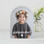 Werden Sie mein Foto sein? Einladung (Stehend Vorderseite)