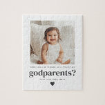 Werden Sie mein Foto sein? Puzzle<br><div class="desc">Sie suchen eine süße und sinnvolle Art, einen geliebten fragen, um die Godeltern Ihres Babys zu sein? Dieses moderne Rätsel macht einen lustigen Weg, die Frage zu Pop! Egal, ob Sie ein Familienmitglied oder nahe Freunde gefragt haben, diese Vorlage hilft Ihnen dabei, einen herzlichen Moment zu schaffen, den sie für...</div>