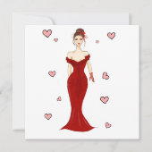 Werden Sie mein gf sein, Abbildung? Karte (Vorderseite)