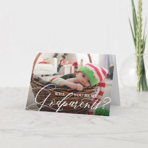 Werden Sie mein Godeltern-Foto sein? Karte