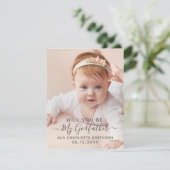 Werden Sie mein göttliches, Personalisiertes Foto (Stehend Vorderseite)