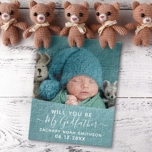 Werden Sie mein göttliches, Personalisiertes Foto  Puzzle