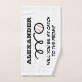 Werden Sie mein Haken sein, um den Baseballvorschl Handtuch (Handtuch)