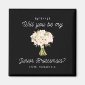Werden Sie mein Junior Bridesmaid-Vorschlag sein? Magnet (Vorne)