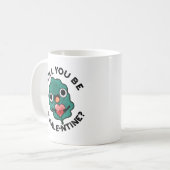 Werden Sie mein kale-entine Funny Valentine Pub se Kaffeetasse (Vorderseite Links)