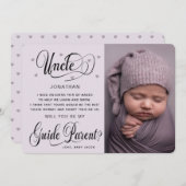 Werden Sie mein Leitfaden Eltern-Foto? (Vorne/Hinten)