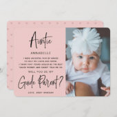 Werden Sie mein Leitfaden Eltern-Foto? (Vorne/Hinten)