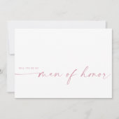 Werden Sie mein Mann der Ehre sein? | Rosa