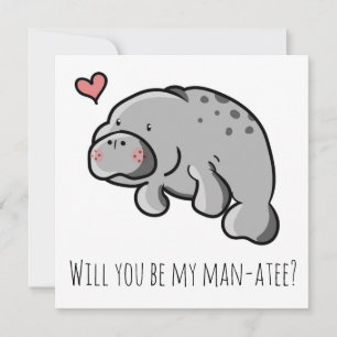 "Werden Sie mein Mann-Valentinstag sein?" Karte