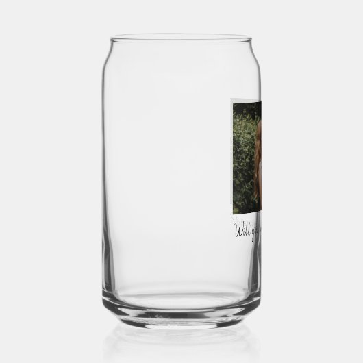 Werden Sie mein maßgeschneidertes Foto sein? Dosenglas (Rechts)