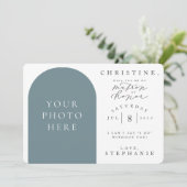 Werden Sie mein "Matron of Honey Foto"-Vorschlagsk Einladung (Stehend Vorderseite)