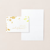 Werden Sie mein Personalisiertes Gold der Braut se Folienkarte (Anzeige)