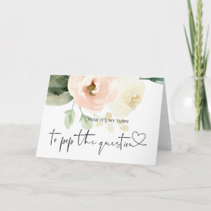 Werden Sie mein Pop der Brautjungfrau sein? Karte