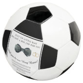 Werden Sie mein "Ring Bearer"-Vorschlag sein? Fußball (Dreiviertel)