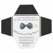 Werden Sie mein "Ring Bearer"-Vorschlag sein? Fußball (Flach)